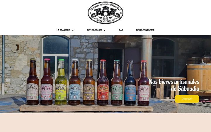 Екранна снимка на brasseriebas.fr