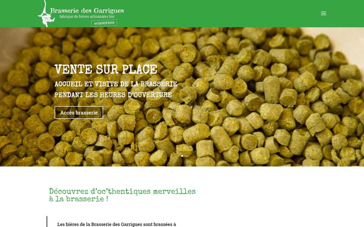 Screenshot του brasseriedesgarrigues.fr