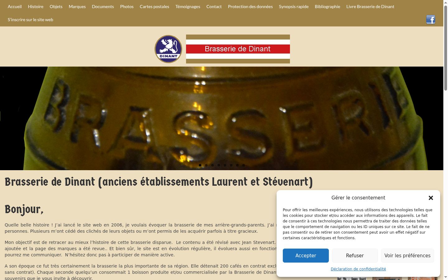 Screenshot des Einwilligungsbanners vor jeglicher Interaktion