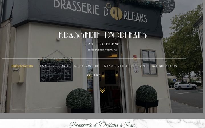 Screenshot of brasseriedorleans.fr