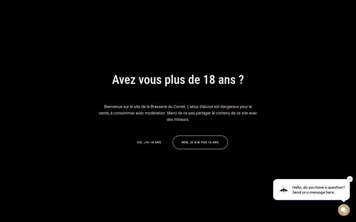 Screenshot του brasserieducomte.fr