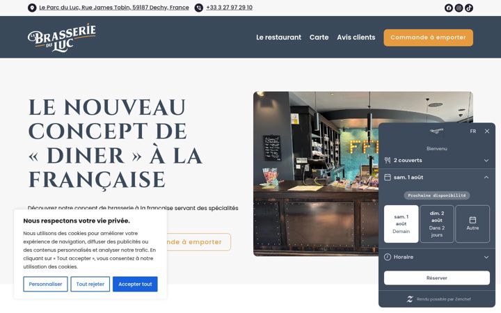 Screenshot του brasserieduluc.fr