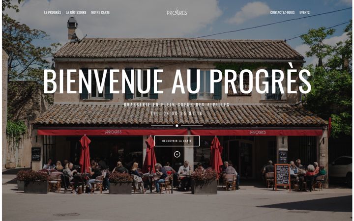Screenshot of brasserieleprogres.fr