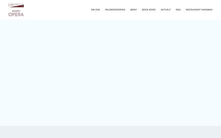 Screenshot of brasserieopera.no