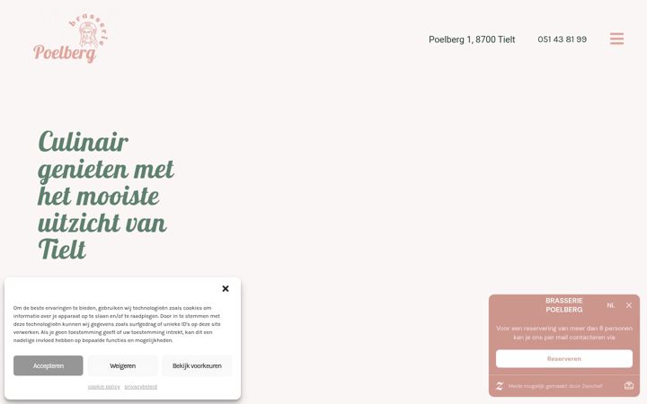 Screenshot stránky brasseriepoelberg.be