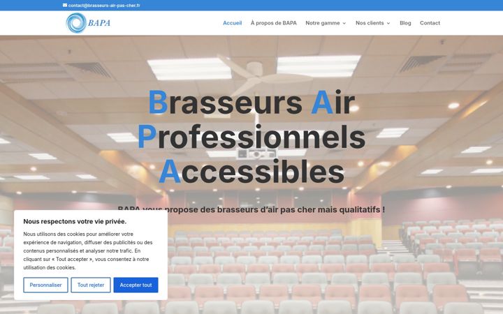 Екранна снимка на brasseurs-air-pas-cher.fr