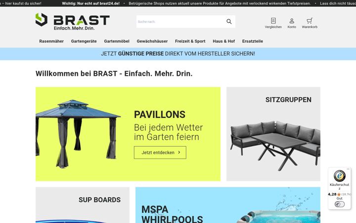 Képernyőkép: brast24.de