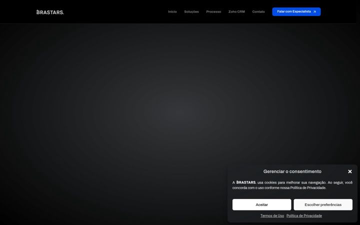 Screenshot of brastars.com.br