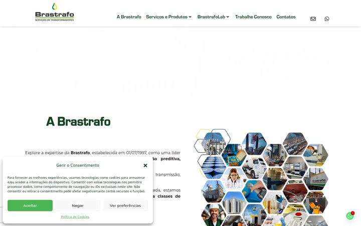 Snímek obrazovky brastrafo.com.br