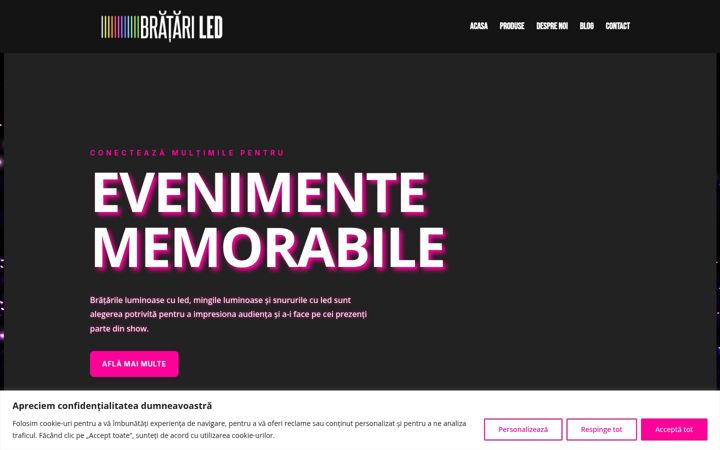 Screenshot of bratariled.ro