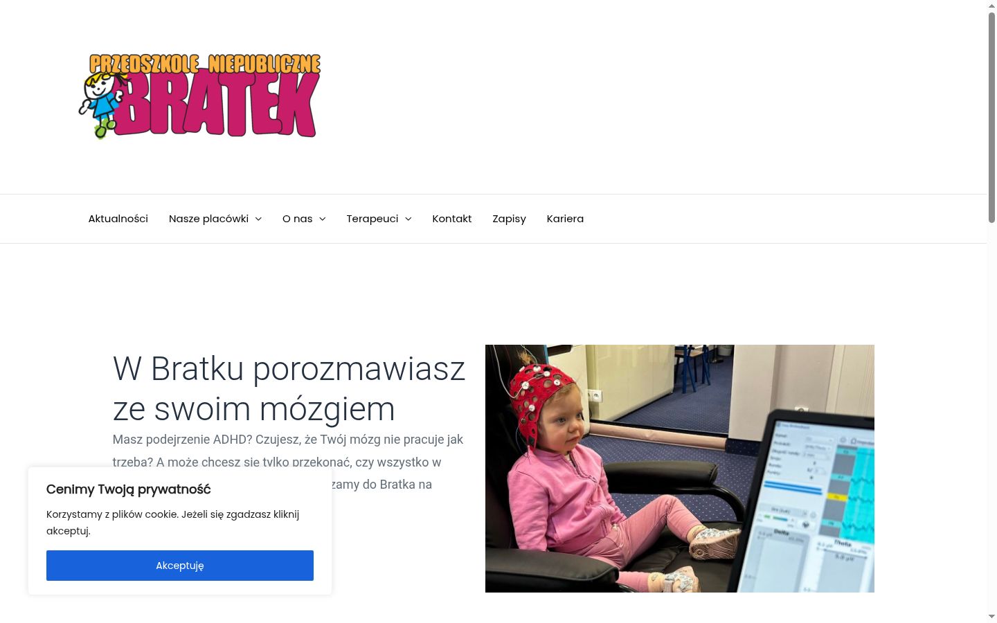 Képernyőkép a bármilyen interakció előtt megjelenő hozzájárulási bannerről