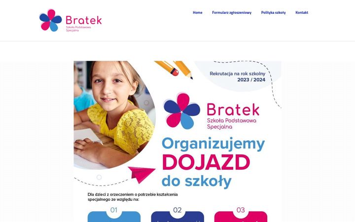 Skärmbild av bratek.org.pl
