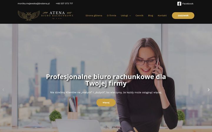 Skärmbild av bratena.pl