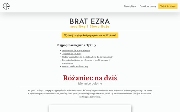 Screenshot of bratezra.pl