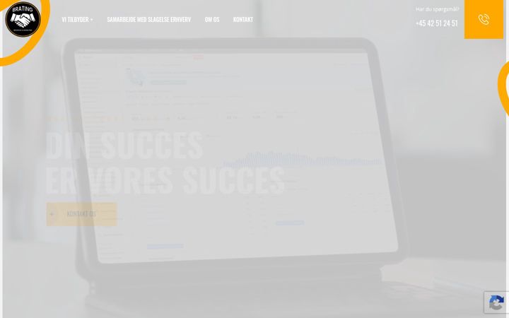 Screenshot of brating.dk