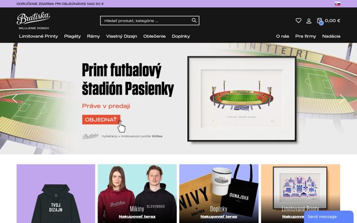 Screenshot ta' bratiska.sk