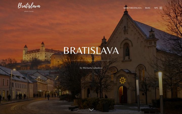 Skjermbilde av bratislava-guide.eu
