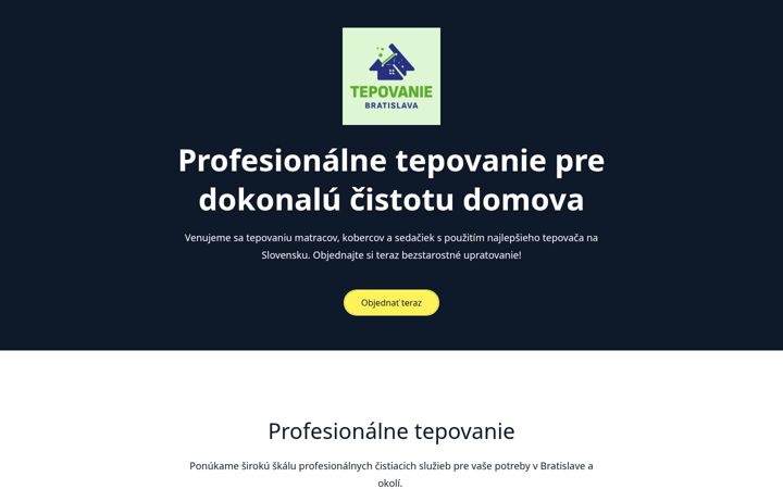 Screenshot of bratislavatepovanie.sk