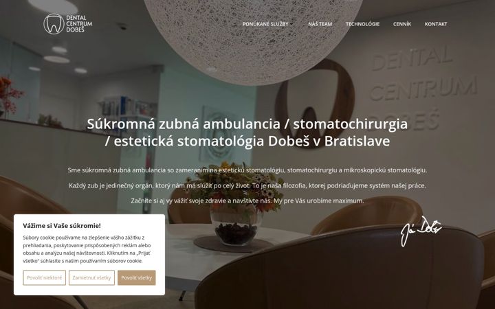 Screenshot of bratislavazubar.sk