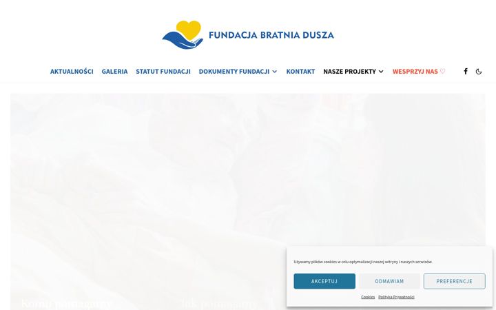 Screenshot of bratniadusza.org