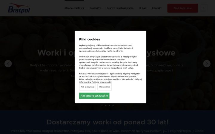 Screenshot of bratpol.pl