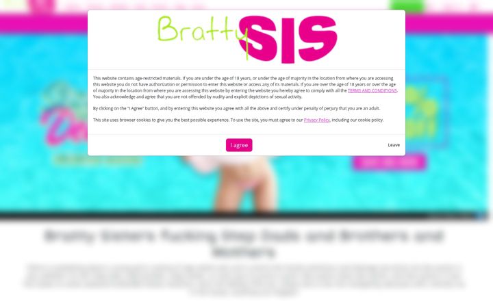 Screenshot of brattysis.com