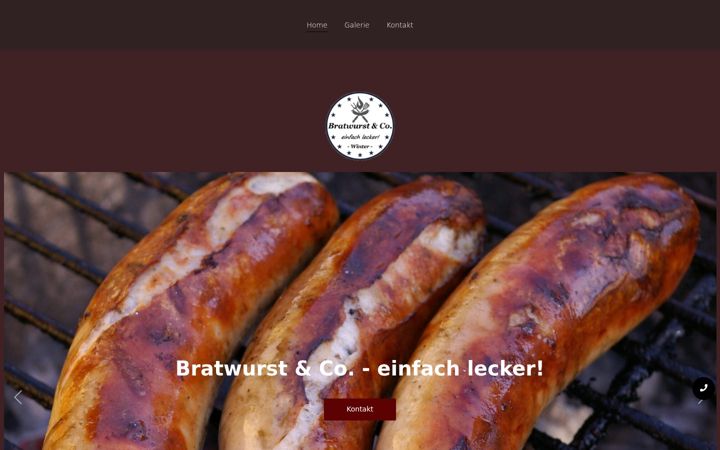 Screenshot of bratwurstundco.de