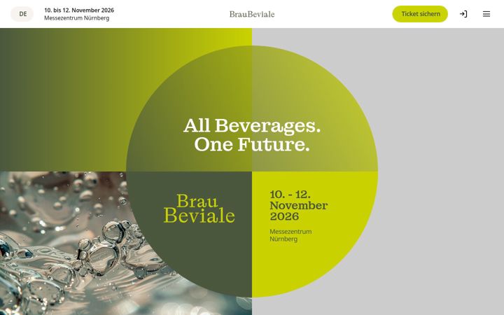Screenshot of braubeviale.com