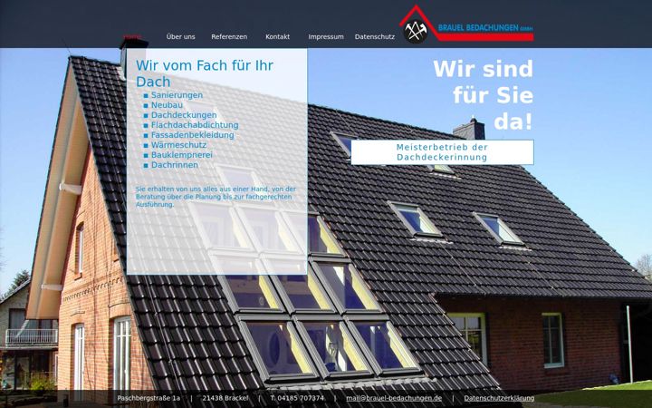 Screenshot of brauel-bedachungen.de