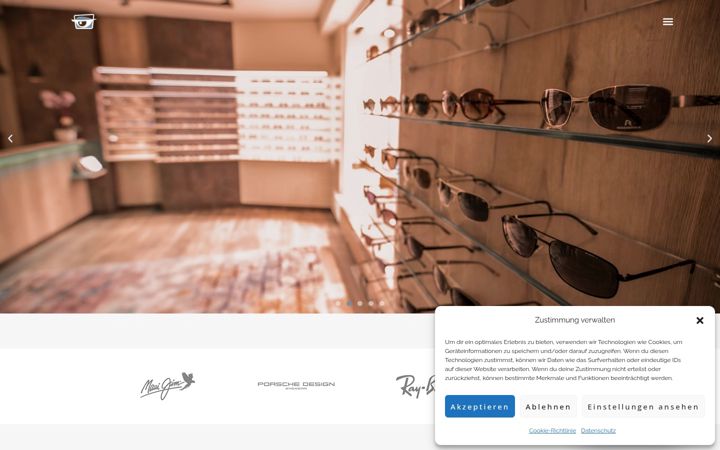 Екранна снимка на brauer-augenoptik.de