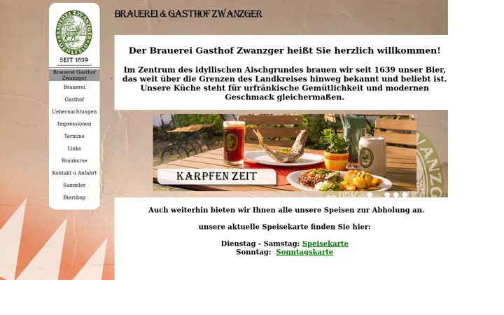 Екранна снимка на brauerei-gasthof-zwanzger.de