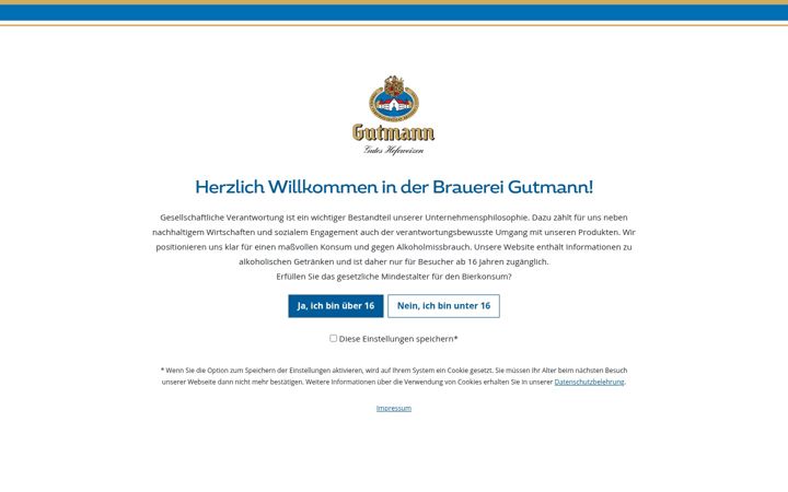 Screenshot van brauerei-gutmann.de