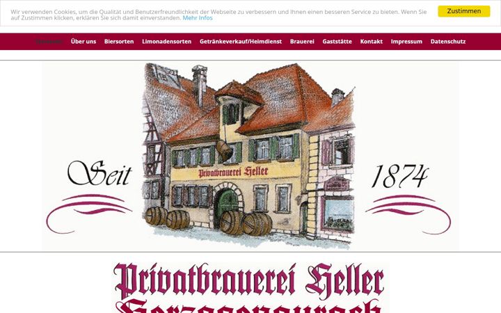 Screenshot van brauerei-heller.de