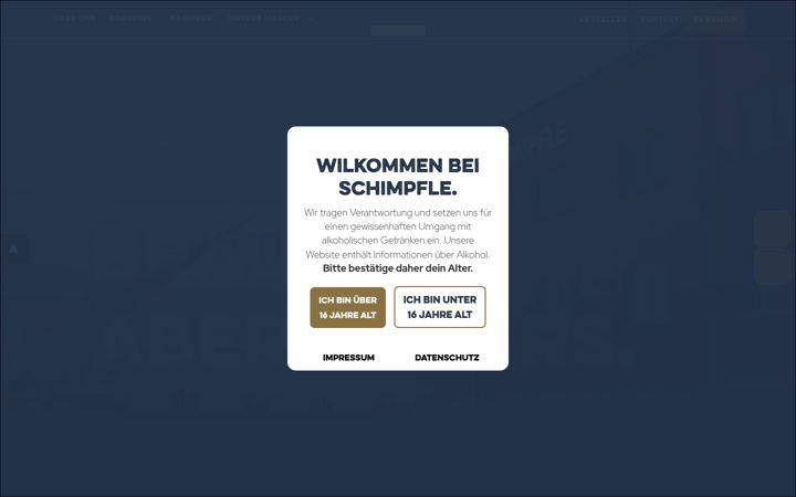 Screenshot of brauerei-schimpfle.de