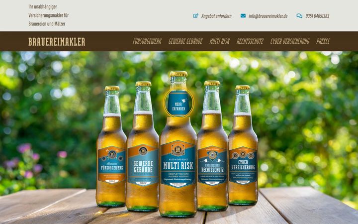 Screenshot of brauereimakler.de