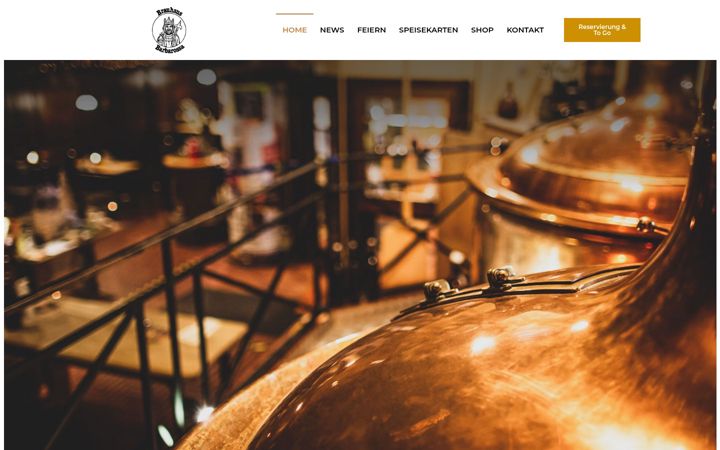 Snimka zaslona za brauhaus-barbarossa.de