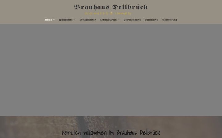 Snimka zaslona za brauhaus-dellbrueck.de