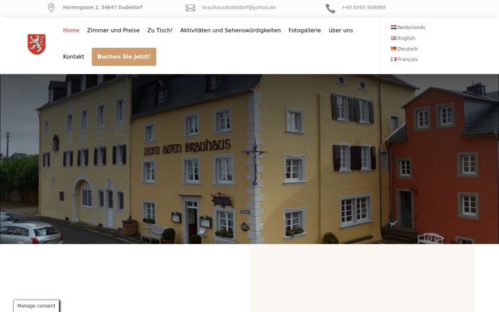 Screenshot of brauhaus-dudeldorf.de