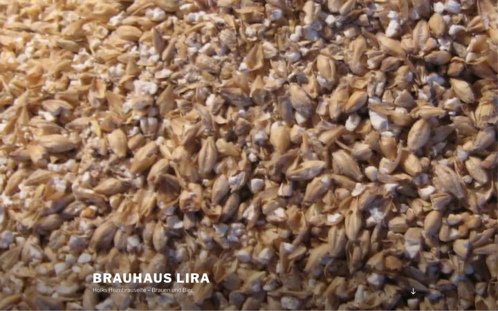 Snimka zaslona za brauhaus-lira.de