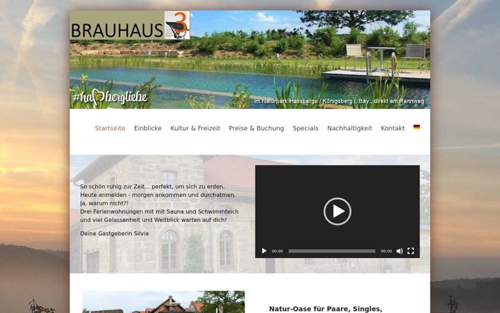 Snimka zaslona za brauhaus3.de