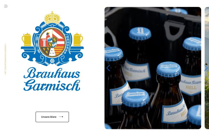 Screenshot of brauhausgarmisch.de