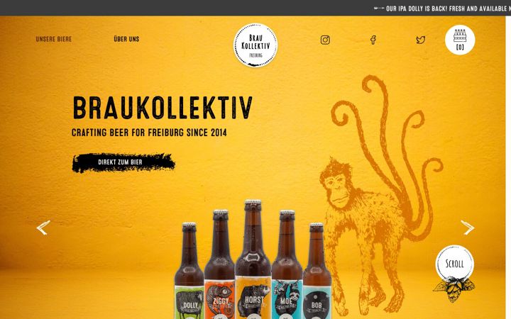 Screenshot of braukollektiv.com