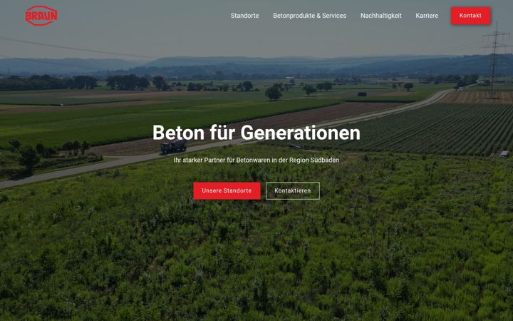 Screenshot of braun-beton.de