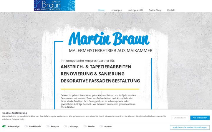 Snimka zaslona za braun-maikammer.de