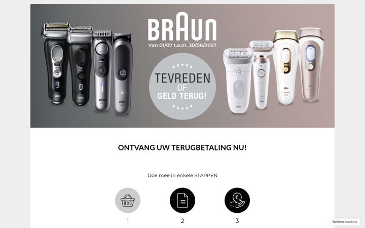 Screenshot of braun-moneyback.nl