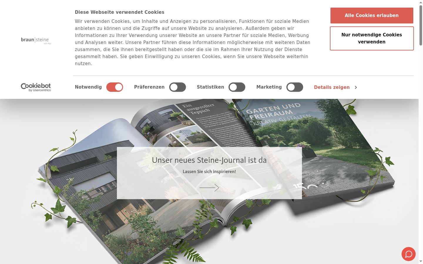 Screenshot tal-banner tal-kunsens muri qabel kwalunkwe interazzjoni