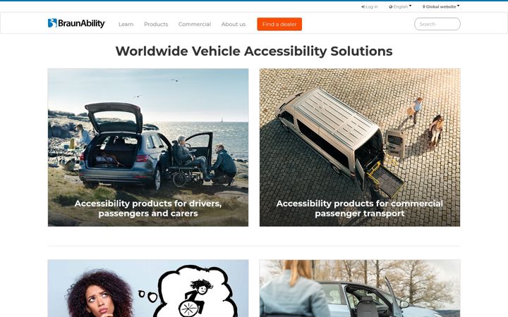 Screenshot of braunability.eu
