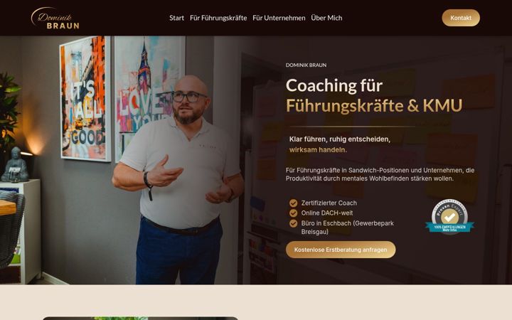 Screenshot of braundominik.com
