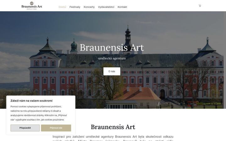 Zrzut ekranu braunensis.cz