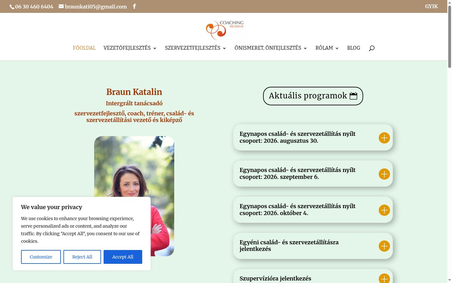 Ekrānuzņēmums ar piekrišanas baneri, kas tika rādīts pirms jebkādas mijiedarbības